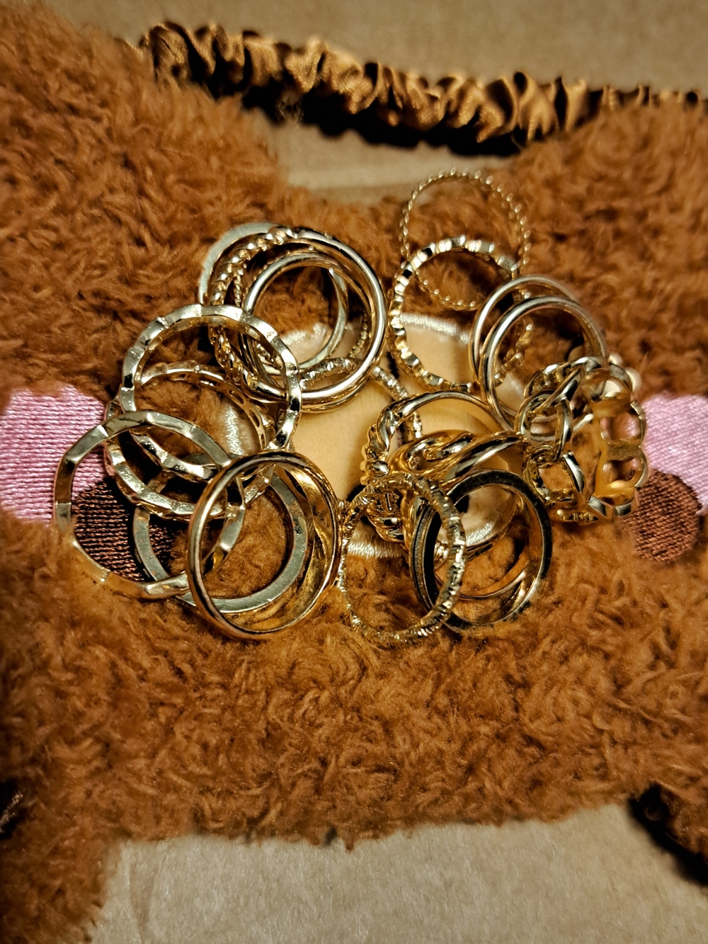 Gold-Tone Stacking Ring Set - Women Jewelry